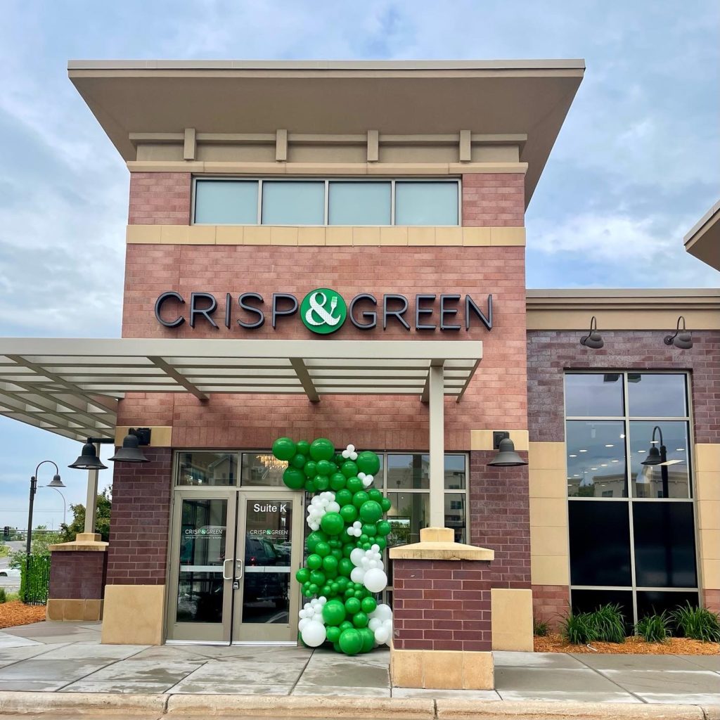 CRISP & GREEN Locations Healthy Restaurant Vegan Options Avail.