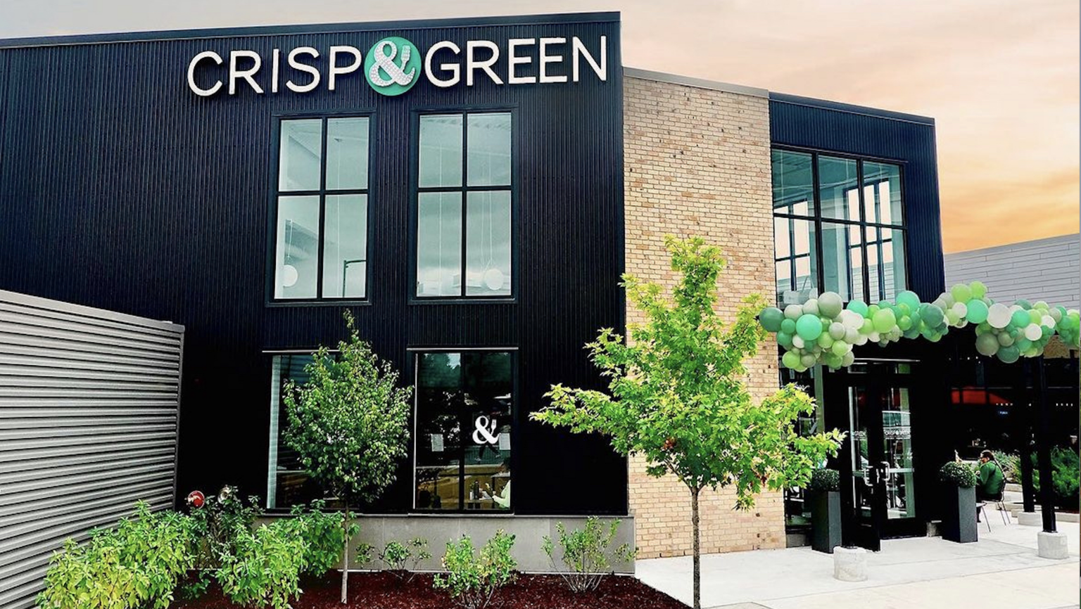 CRISP & GREEN Locations Healthy Restaurant Vegan Options Avail.