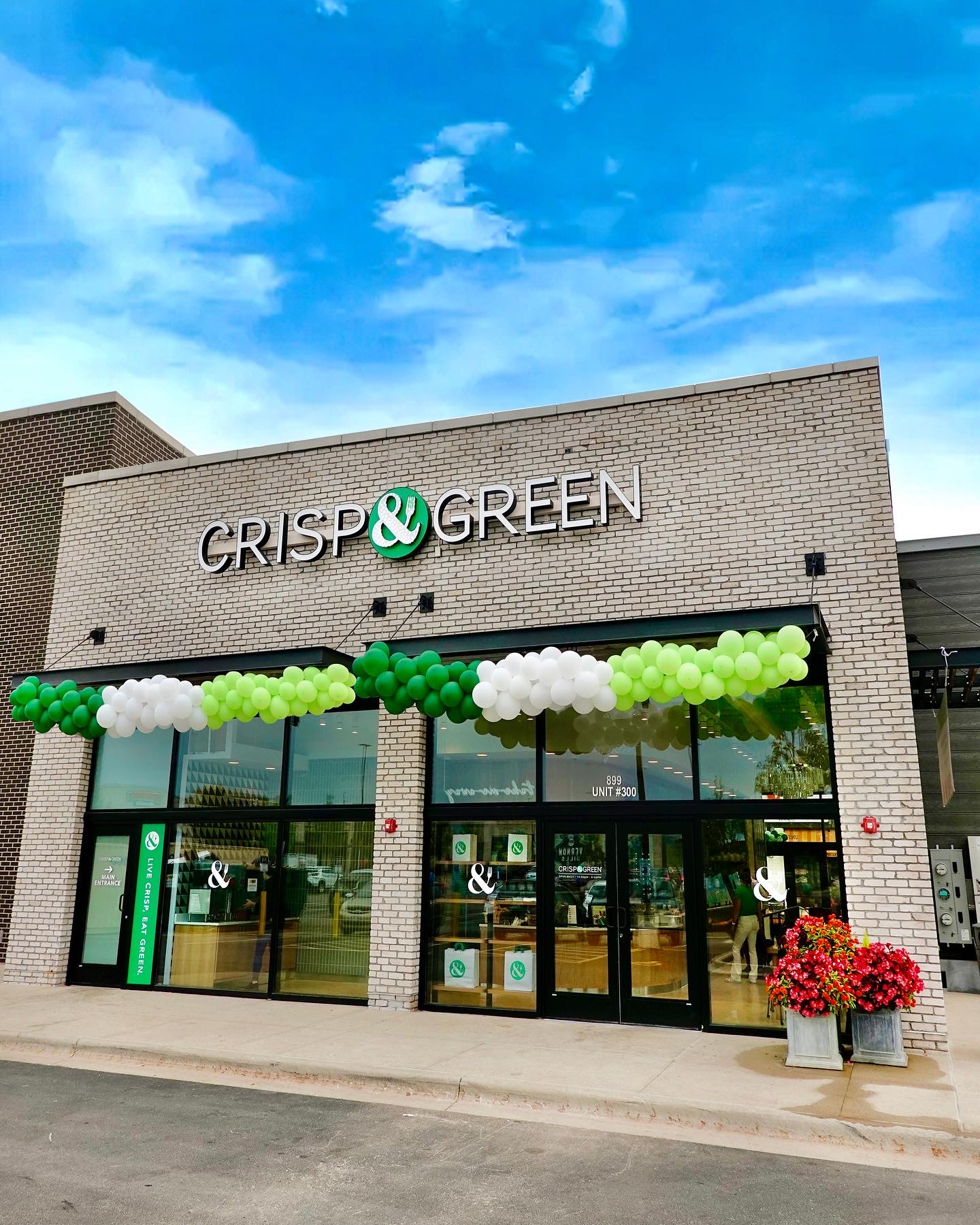 CRISP & GREEN Locations Healthy Restaurant Vegan Options Avail.