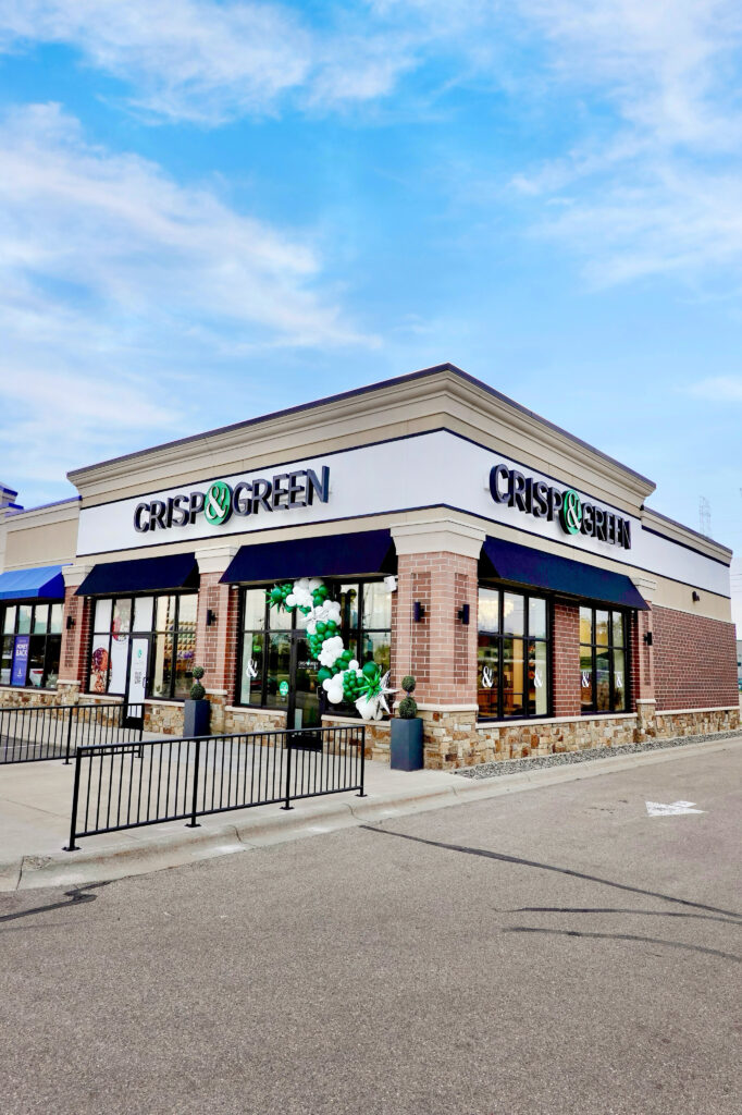CRISP & GREEN Locations Healthy Restaurant Vegan Options Avail.